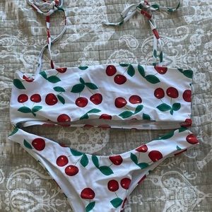 Zaful Cherry Bikini